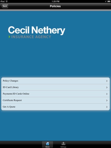 Cecil Nethery Insurance HD screenshot 2