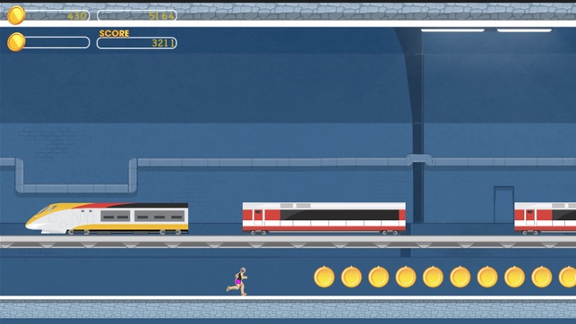 Subway Train Tunnel