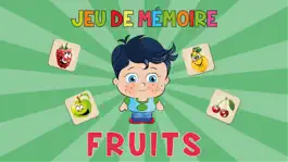 Game screenshot P'tit Génie - Jeu de Mémoire - Fruits - Jeu éducatif pour les enfants - GRATUIT mod apk