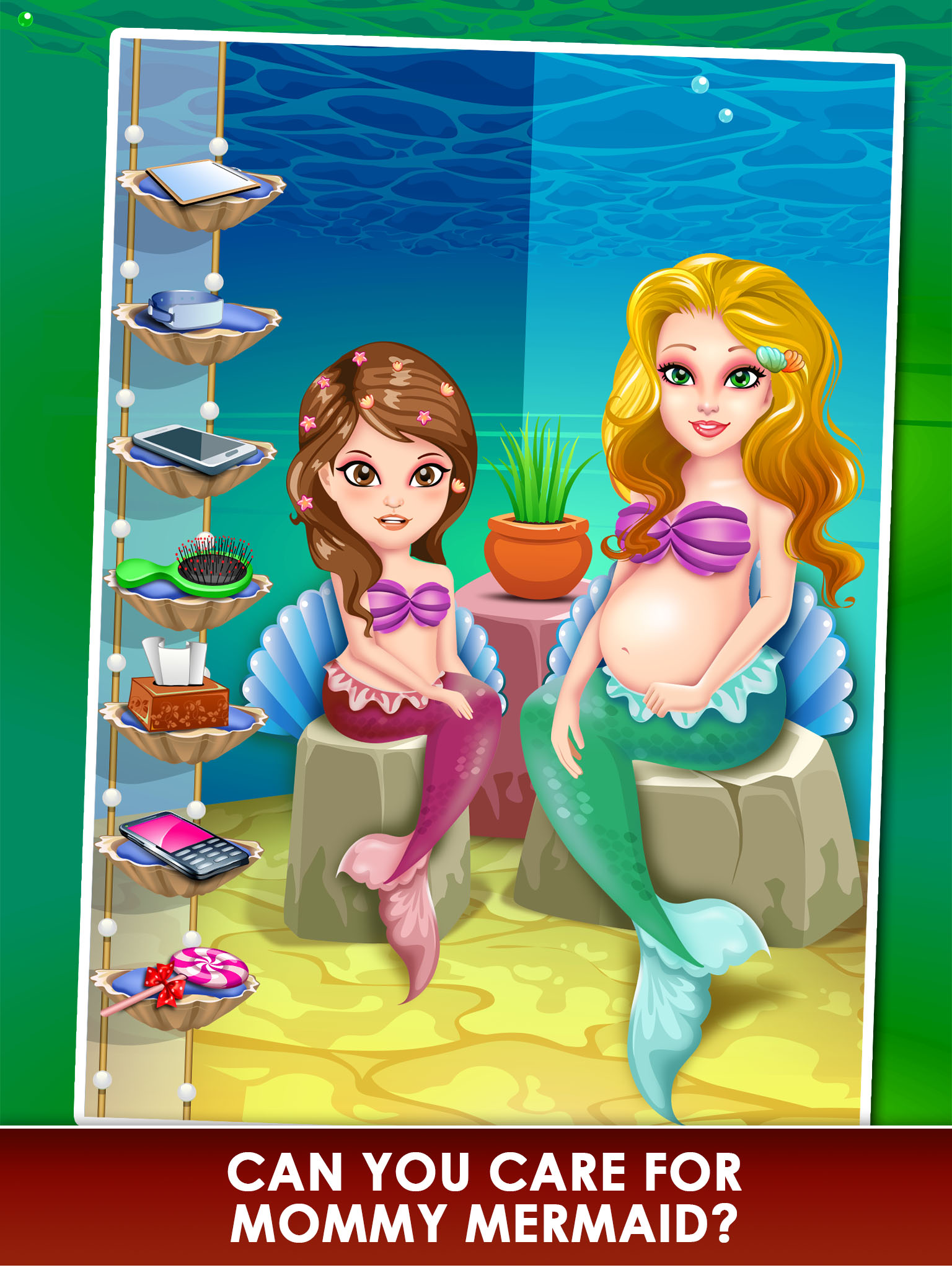 Mermaid Mommy's New Born Baby Doctor - my newborn salon & make-up games for kids 2