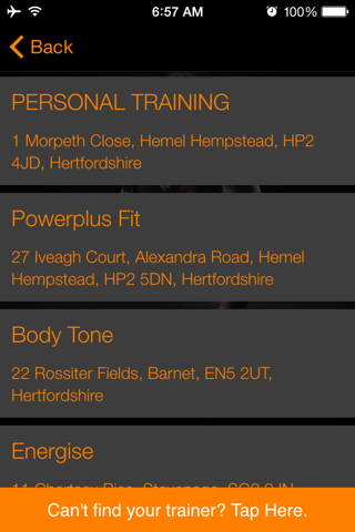 My Personal Trainer App screenshot 2