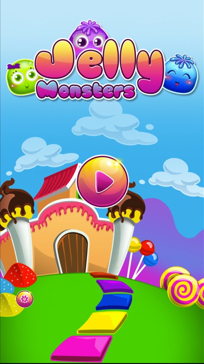 A Cute Jelly Monsters - Popping Match Game!