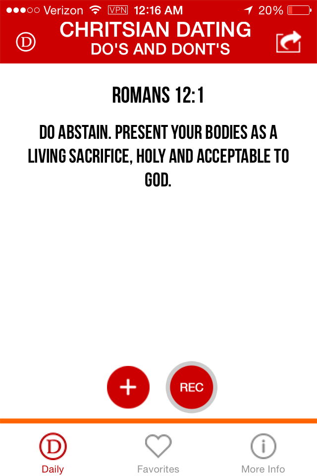 Christian Dating Dos and Donts