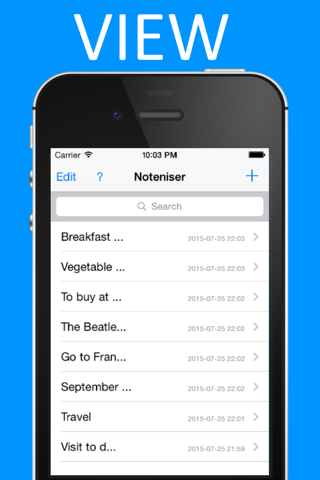 Noteniser - the simplest way to organize your notes screenshot 3