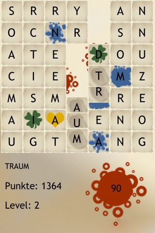 Words German - The rotating letter word search puzzle board game screenshot 3