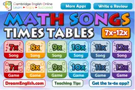 Game screenshot Math Songs: Times Tables 7x - 12x mod apk