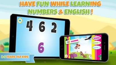 学習数字 - 子供のための教育的なゲーム、幼稚園の子供、幼児と英語で無料赤ちゃんのおすすめ画像1