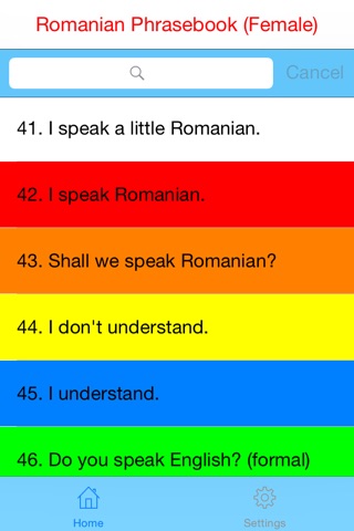 Romanian (Female) Quick Phrasebook - Basic Phrases with Audio screenshot 3