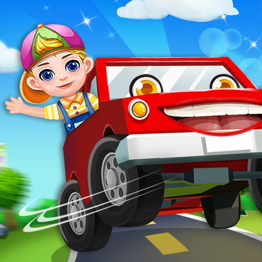 Crazy Car Dash Party - Kids Racer Games icon