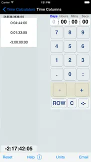 hours, minutes & seconds calculator with date diff iphone screenshot 4