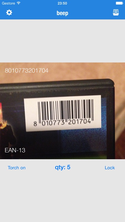 beep - a Simple Barcode Scanner