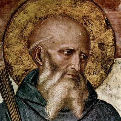 Saint Benedict icon