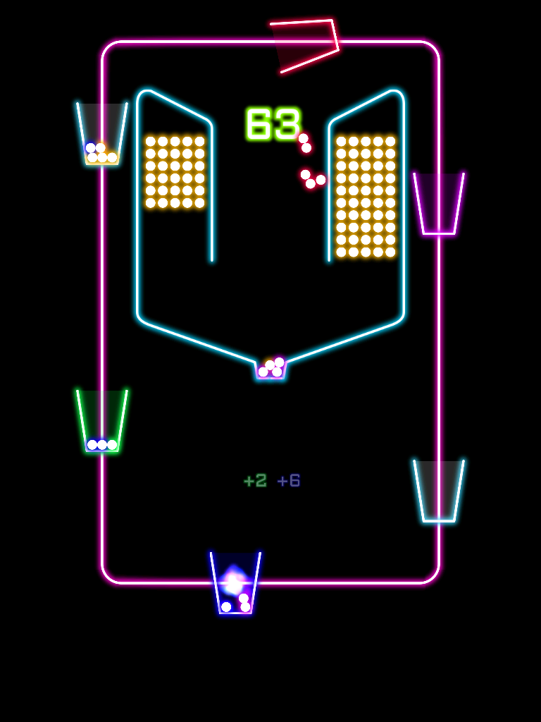 Rock Balls pour down into glowing cups with rock rhythm screenshot 8