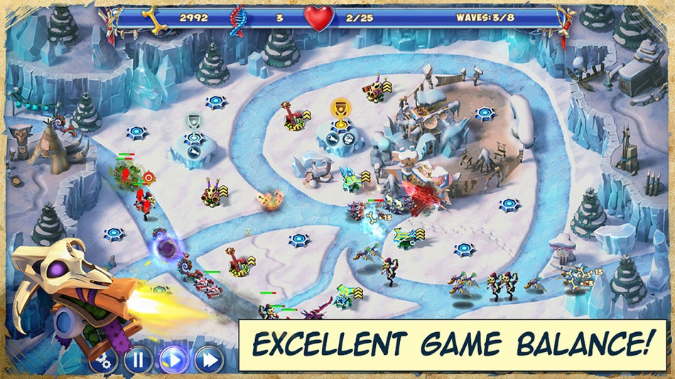 #3. Dino Rage Defense TD (iOS) Podle: 8Floor