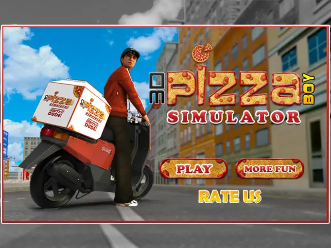 3D Pizza Boy Simulator - Crazy motor bike rider and delivery bikers riding simulation adventure game4+_1
