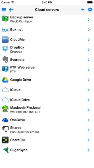 Screenshot von PrintDirect - PDF/Print auf dem iPhone 4