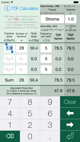 Game screenshot TDF Calculator mod apk