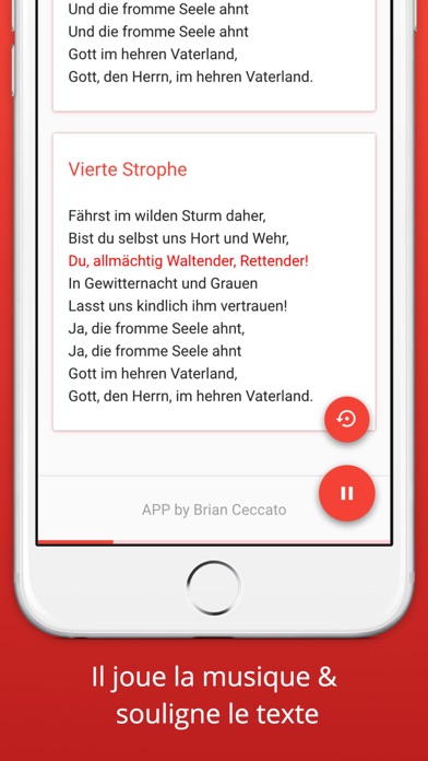 Screenshot #2 pour L'hymne national Suisse- Cantique suisse