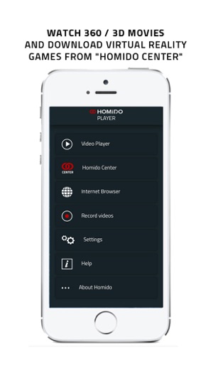 Homido 360 VR player en App Store