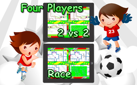 Soccer Mazes 2 Multiplayer screenshot 2