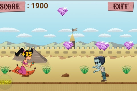 Princess Arabia Vs Zombies screenshot 2