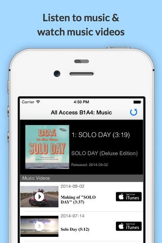 All Access: B1A4 Edition - Music, Videos, Social, Photos, News & More! screenshot 2