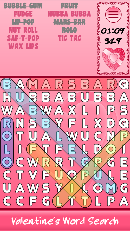Valentine's Day Word Search HD - 2.0 - (iOS)