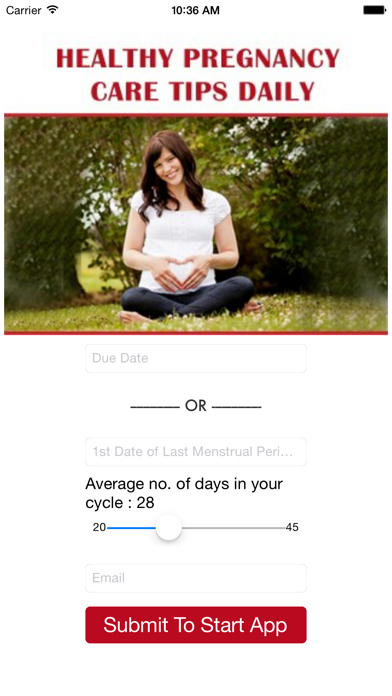 Screenshot #1 pour Healthy Pregnancy Care Tips