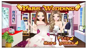 Paris Wedding - Dress up and make up game for kids who love wedding and fashion screenshot #1 for iPhone