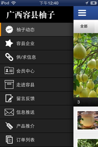 广西容县柚子 screenshot 2