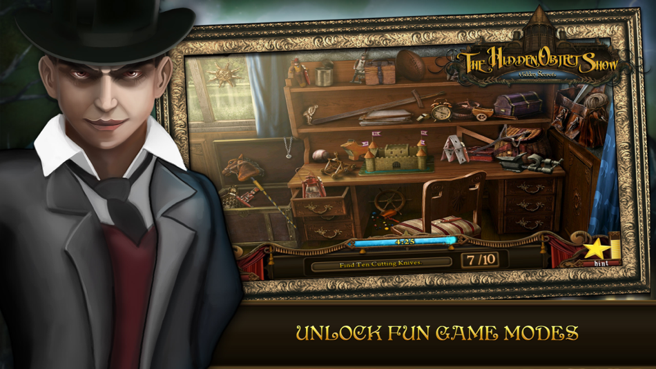 #3. The Hidden Object Show (iOS) 由: Gogii Games Corp.