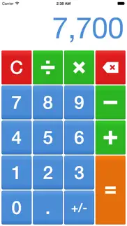 big digits hd calculator with large buttons iphone screenshot 1