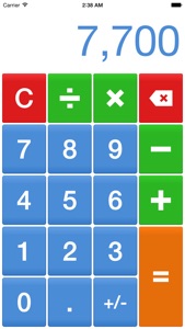 Big Digits HD Calculator with Large Buttons screenshot #1 for iPhone