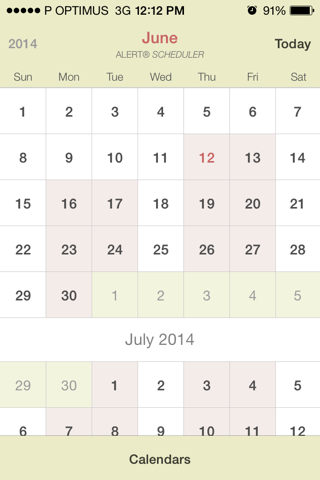 ALERT® Scheduler screenshot 4