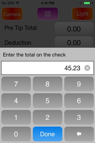 NilnocTipCalc Lite screenshot 2