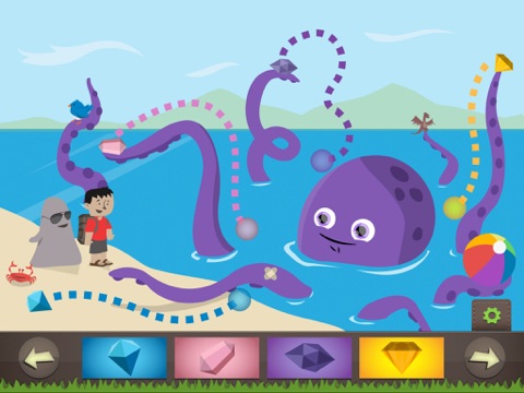 The Great Gem Trace - Free Kids Adventure Game For iPad screenshot 3