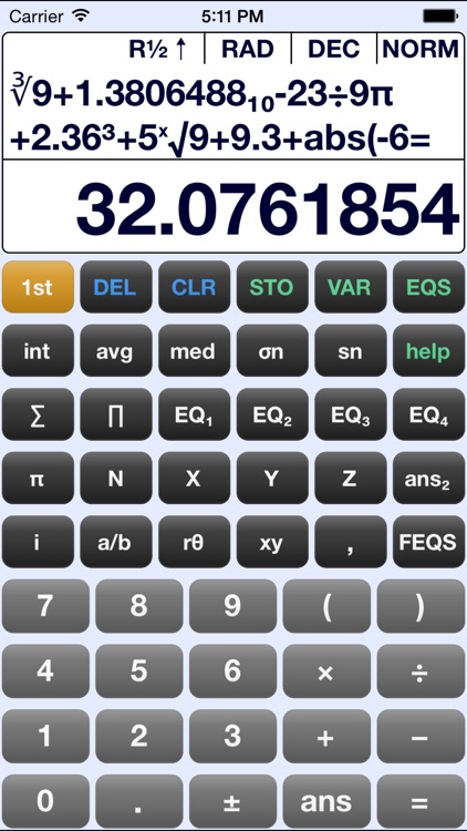 Scientific Calculator EQ7 Pro