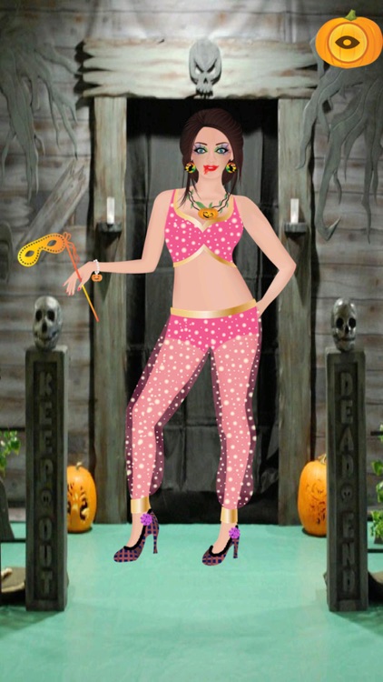 Halloween Girl Dress Up Game screenshot-3