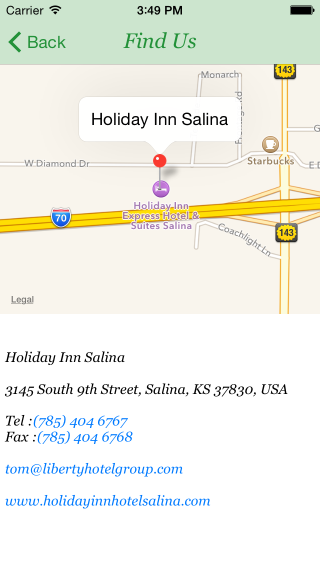 App screenshot