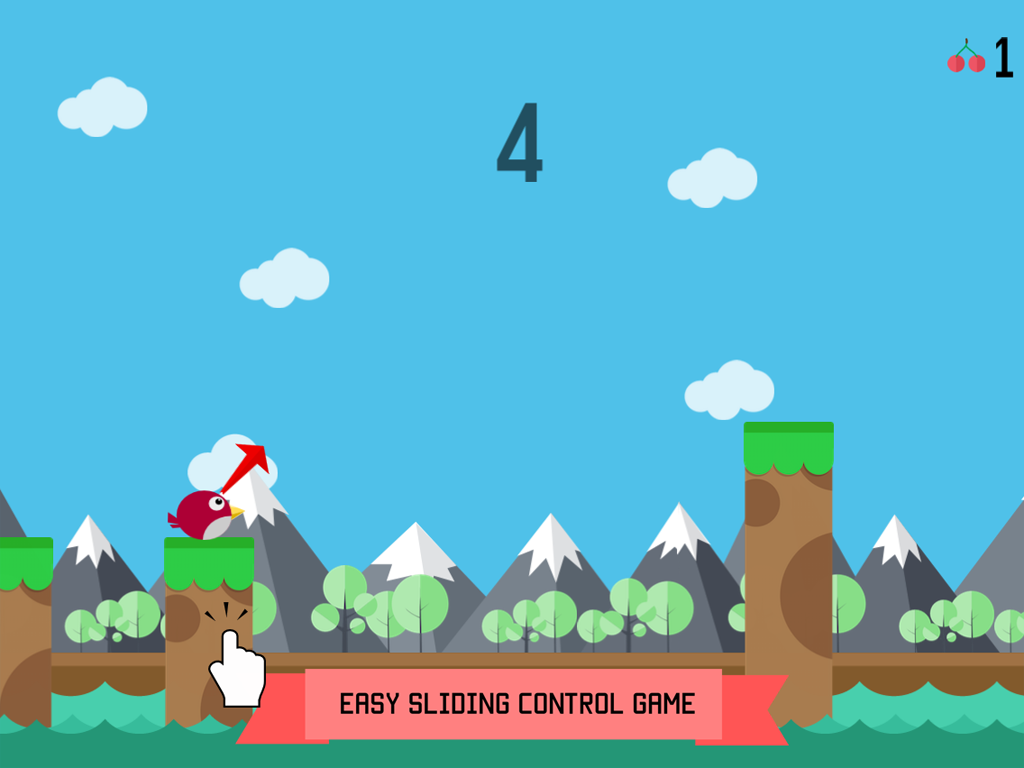 The Flappy Bouncing Bird: the new classic original sliding bird game screenshot 6