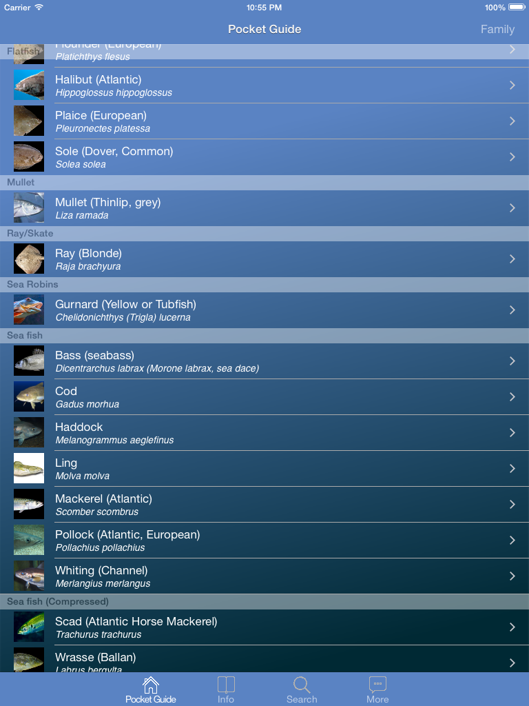 Pocket Guide UK Sea Fishing Lite