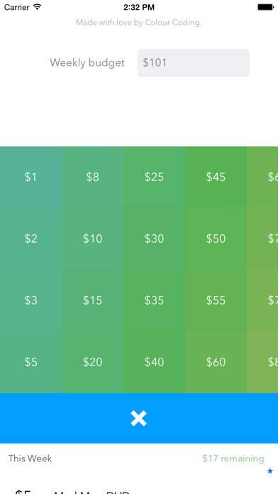 Screenshot #3 pour Weekling: Free Weekly Budget Tool & Tracker