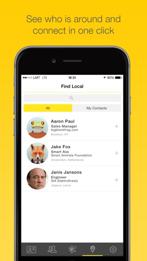 InHub - exchange, search and organise your contact informati(圖2)-速報App