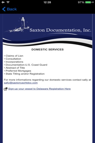 Saxton Documentation, Inc. screenshot 2