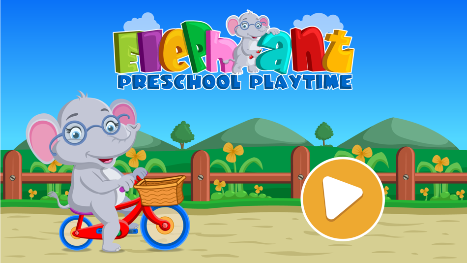 Elephant Preschool Playtime - Toddlers and Kindergarten Educational Learning ABC Numbers Shape Puzzle Adventure Game for Toddler Kids Explorers - 1.2 - (iOS)