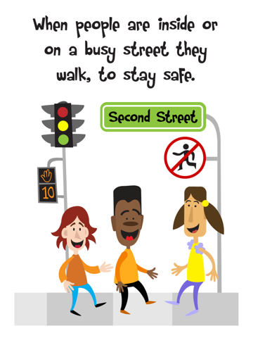 Screenshot #4 pour Running Social Story and Visual Tool About When and Where to Run