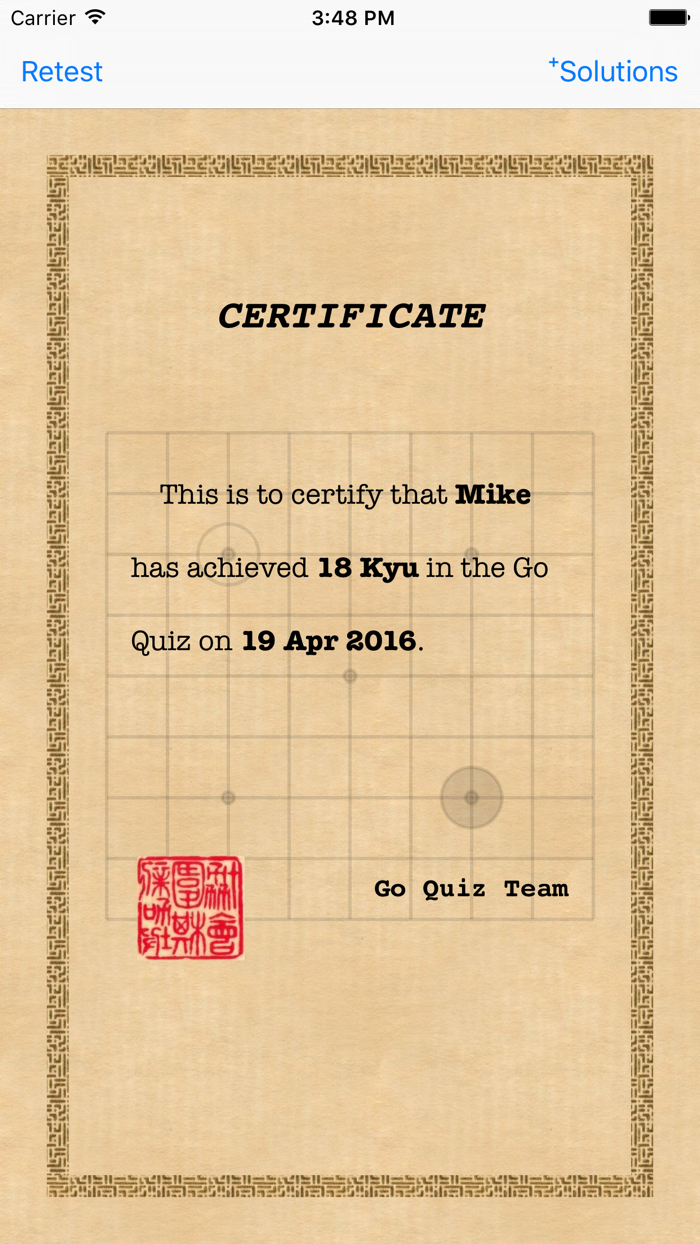 Go Weiqi Baduk Quiz - Problems and Solutions