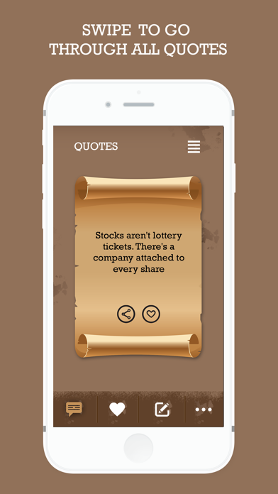 Screenshot #1 pour Stock Investment Quotes - Peter Lynch edition