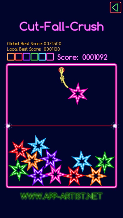 Cut-Fall-Crush: A unique and very challenging casual game screenshot-3