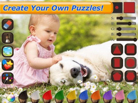 Amazing Wild Animals - Best Animal Picture Puzzle Games for kids iPad screenshot